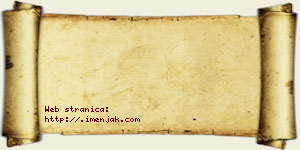 Alimpije Čakaranović vizit kartica